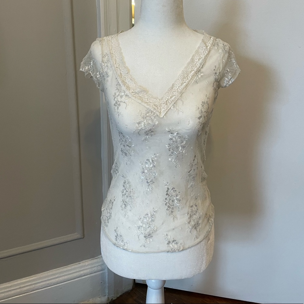 SHEER LACE Y2K FAIRY TOP 🧚🏻🧚🏻